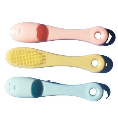 China Easy Clean Silicone Exfoliating Face Scrubber Exfoliator Set Facial Cleansing Tool For Dry Skin Care Nose Acne Blackhead Remover Lip Brush for sale