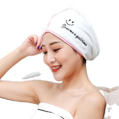 China Sustainable Microfiber Hair Towel Wrap For Women Hat Hair Super Absorbent Quick Dry Turban For Drying Long&Thick Curly Hair Spa Hat For Girl for sale