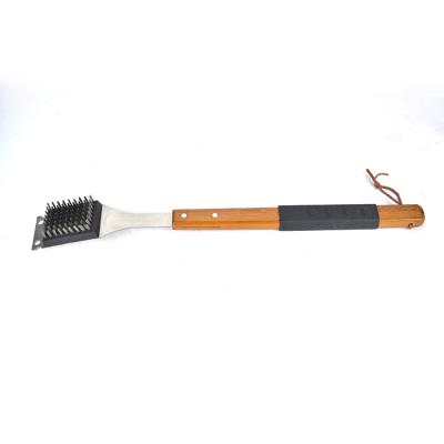 China Easily cleaned stainless steel BBQ grill cleaning brush - accessories for outdoor barbecue grills for sale