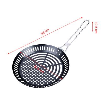 China Durable Not Easily Cleaned Stick Grill Outside Kitchen Accessories BBQ Stove Korean Charcoal Frying Pan for sale