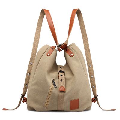 China 2020 High Quality Monogram Tending Multifunctional Fashion Vintage Canvas Handbag Shoulder Bag Convertible Backpack for sale