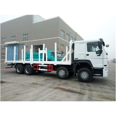 China Steel 16 Wheel Howo Lumber Truck Timber Truck For Sale for sale