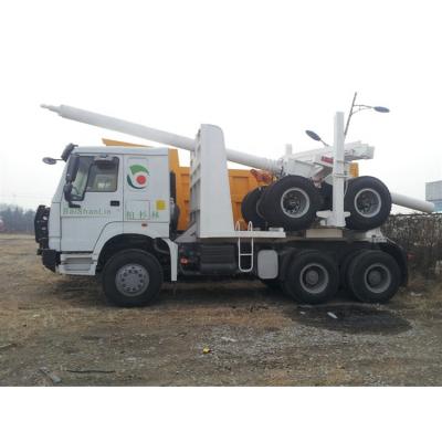 China China 371HP howo truck logging tractor with trailer ZZ4257S3241W for sale