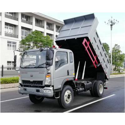 China New sinotruck howo 4X4 steel dump truck with good condition for sale for sale