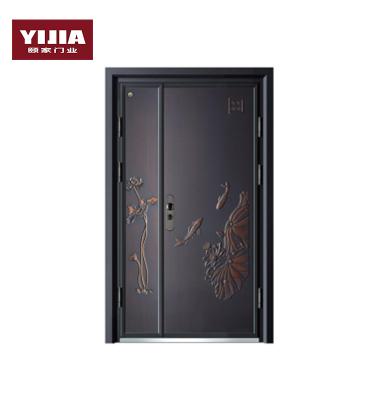 China Front Main Entry Security Modern Customized Exterior Steel Doors Used For Sale Buyers 4 for sale