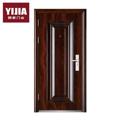 China Modern Cheap Steel Wrought Iron Safe Door For Home for sale