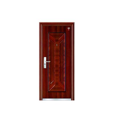 China Modern New Design Decorative Iron Front Door Security Steel Doors For Shops for sale