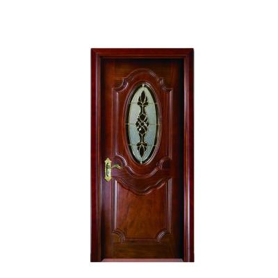 China Modern Most Popular Exterior Wood Key Door Frame Designs Old Interior Teak Wood Doors for sale