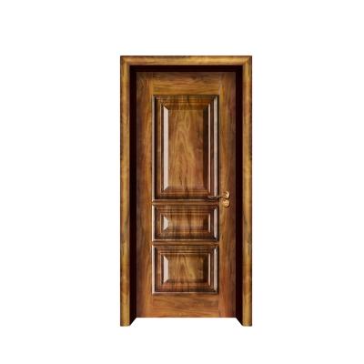 China Modern Popular Minimalist Design Steel Wooden Door Cheap Armored Door for sale