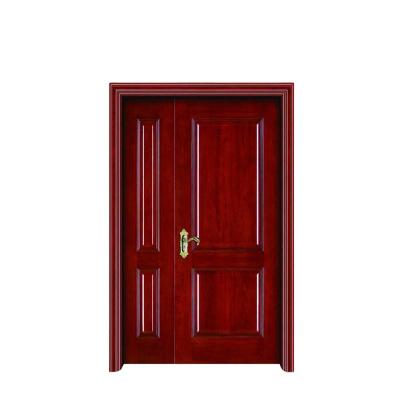 China Supplier Best Modern Bedroom Wooden Double Door Designs for sale