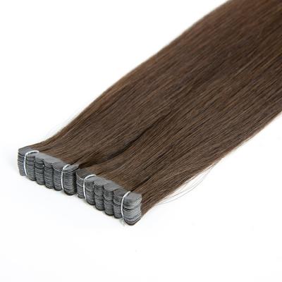 China New Natural Wave Design Brazilian Hair Cuticle Aligned Virgin Hair Dark Color Mini Tape In Extension for sale