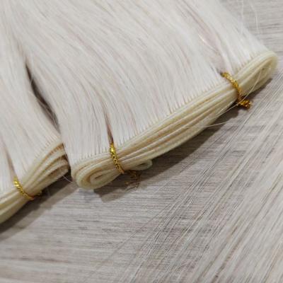 China 2023 Russian new product body wave hair extension cuticle aligned hair ultra thin and light genius hair weft extensions for sale