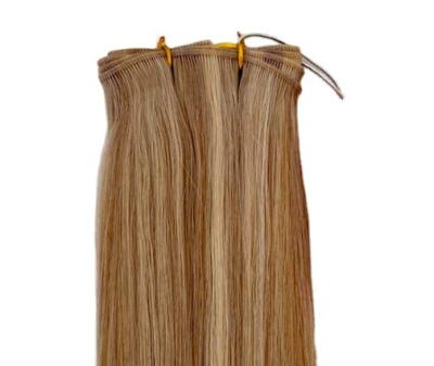 China Hot Selling European Genius Human Hair Flat Weft Natural Virgin Remy Human Hair Wave Hair Weft Extension for sale