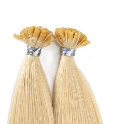 China High Color U Tip Hair Extension Virgin Italian Keratin Water Wave Blonde Hair Extension Hair for sale