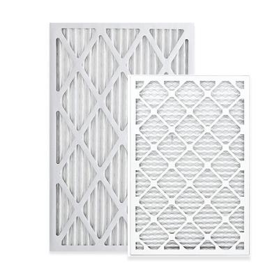 China Paper Frame Panel Air Filters Customizable Size Merv 8 Pre Filter For Most Area for sale