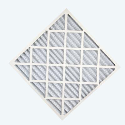 China MERV Pre Pleated Panel Air Filters For Insturial Air Conditioning System With Paper Frame for sale