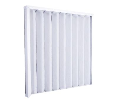 China Pleated Synthetic Fiber Medium Panel Type Pre Air Filter Accept OEM for sale