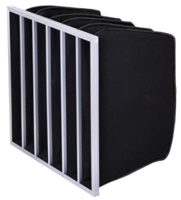 China Aluminum Synthetic Activated Carbon Pocket Filter Air Conditioning Bag Filters for sale