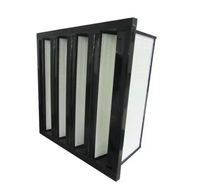 China 592 X 592x 292mm Compact  Air Filters F7 F8 H13 H14 Efficiency Plastic Frame for sale