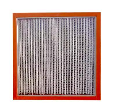 China Fiberglass H13 H14 High Temp Air Filters For Temperature Resistant Environment for sale