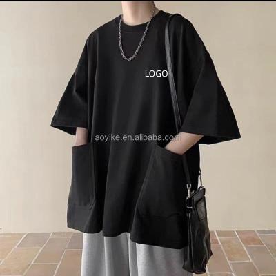 China Other Wholesale Mens Clothing  Own Brand Oversized Plus Size T shirt  Custom T-shirts Loose Drop Shoulder Shirts for sale