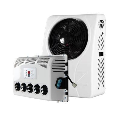 China Durable Silent Electric Mini Truck Air Conditioner 12v2800w Parking Split Type 480*252*669 for sale