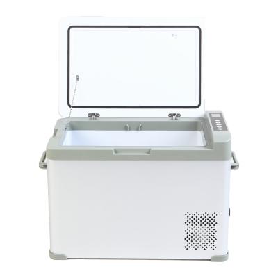 China 50L DC 12V/24V Temperature Freezer Portable Simple Camping Car Fridge Compact Freezer/Refrigerator for Car and Home Use for sale