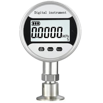 China Hc-ys100 HC-YS100 High Precision Sanitary Chuck Digital Pressure Gauge for sale