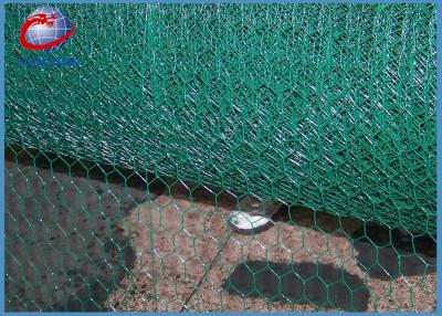 China Green Coated Chicken Wire / Pvc Coated Chicken Wire Oxidation Resisting for sale