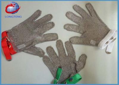 China 304L Stainless Steel Safety Gloves For Butcher Meat Cutting Anti Rust Food Grade for sale