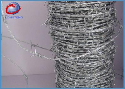 China Fully Automated Galvanized Barbed Wire For Protection 0.4mm - 0.6mm Thickness for sale