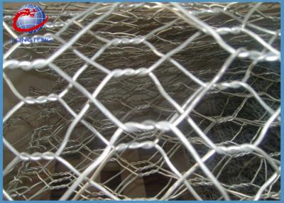 China Stainless Steel Gabion Baskets Fence , Gabion Wall Mesh For Flood Control for sale