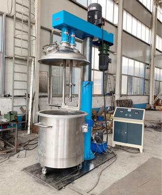 China 1 20 r.p.m Range Double Shaft Paddle Mixing Dispersion Mixer Disperser Machine for Paste for sale