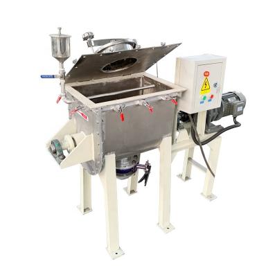 China Stainless Steel 304 ribbon powder mixer Small Dry Horizontal Ribbon Blender for sale