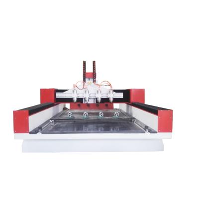 China Wood CNC Rotary Engraving Machine 4 Axis Cutting Router Machine 4 Spindle Head for sale