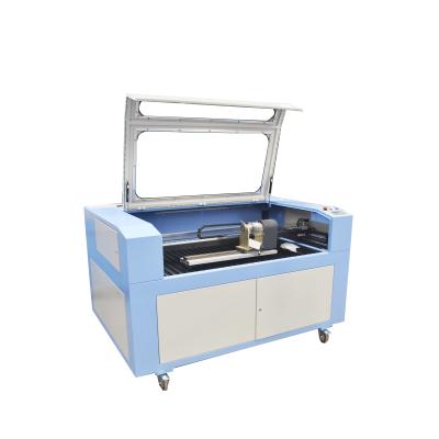 China Wood Acrylic Engraving Co2 Laser Cutting Machine 1390 With 4 Axis Rotary for sale