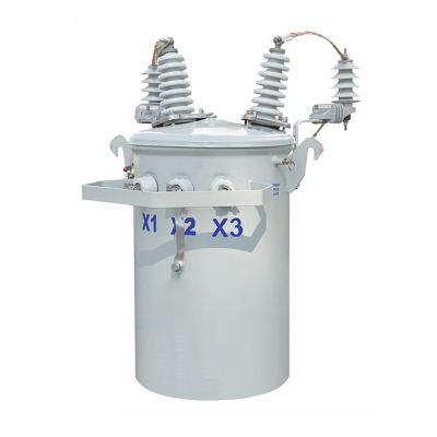 China Power Distributiom System 15kva 25kva 37.5kva Step Up/down Pole Mounted Oil Type Distribution Transformers for sale