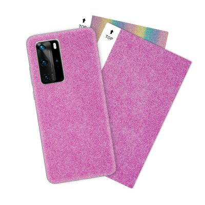 China Applicable to any mobile phone Factory Supply Glitter colorful phone sticker pattern film for iPhone 13 pro max for sale