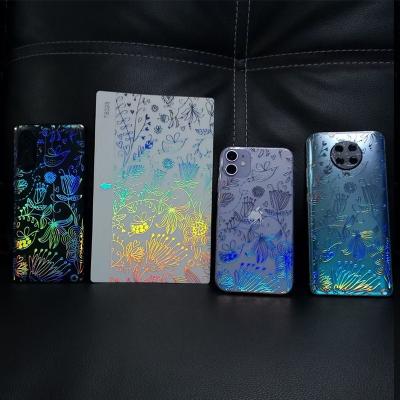 China Applicable to all Customized Colorful 180*120 mm cellphone Customized Colorful 180*120 mm pattern cell phone skin sticker back aluminum for Samsung S21 Iphone 13 pro max for sale