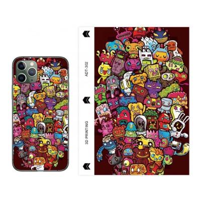 China Applicable to any Factory Supply 3D model design sticker back film mobile phone phone back film for sale