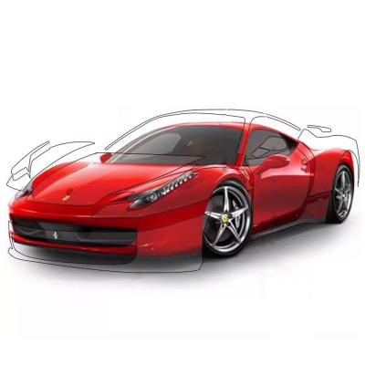 China Multicolor Car Models Body Film Protective PET TPU Roll Wrapping Protective Car TNT Film for sale