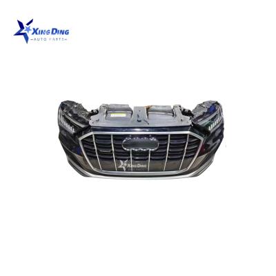 China Plastic Suitable for Audi Q7 Front bumper with grille Automotive bumper body Kit 2016 2018 2021 2022 for sale