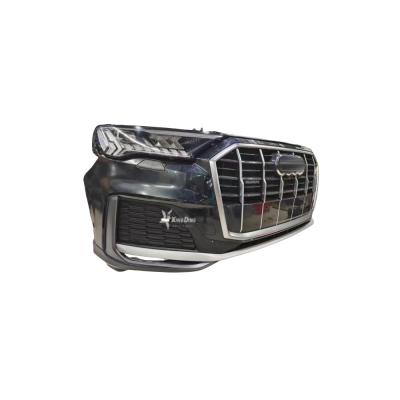 China Plastic original hot selling Q7 Car Bumpers For Audi Q7 Front Bumper Grille Bumper Lamp hood Grille Body Kits2020-2023 for sale