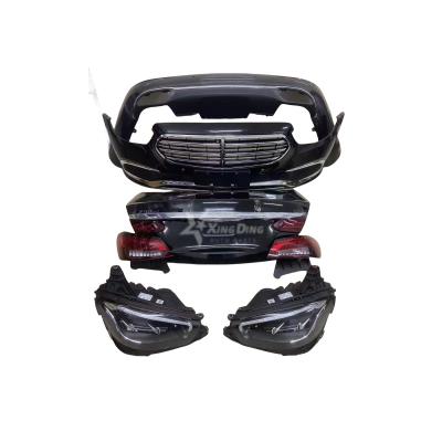 China Plastic Applicable to the front and rear bumper headlights Fof Mercedes upgraded E300 X213 W213 models for sale