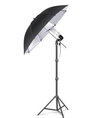 China Reflective Portrait Photography Photo Studio Light Umbrella Kit E27 Instant Stand Bracket With Continuous Bulb for sale