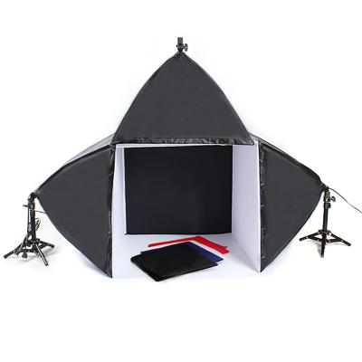 China Fabric and Metal 50 x 70 cm Continuous Lighting Photo Studio Softbox Tent Cube Kit Professional Still Photography Lamp for sale