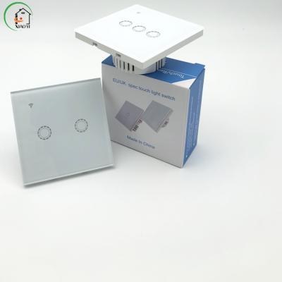 China Top quality smart life/tuya switches and sockets wall touch switch glass touch switch led for sale