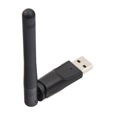 China Ralink 5370 Antenna WiFi TV Adapter Free Desktop USB Driver 150Mbps wifi adapter wlan wifi dongle for sale