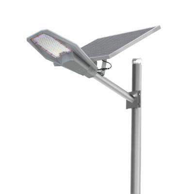 China Outdoor waterproof street light 12v ip66 200w 300w private street led solar light with pole for sale