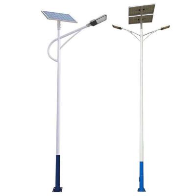 China Mastil Para farola garden 10m high 11m galvanized production line led street light pole for Kenya for sale